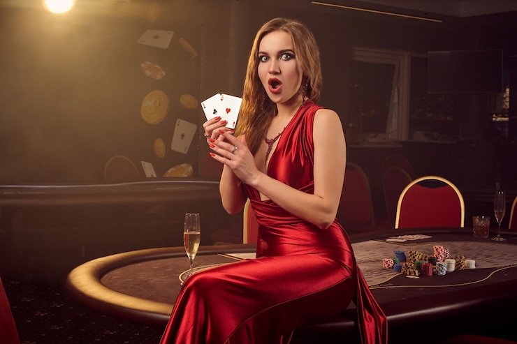 Live roulette table with dealer and players
